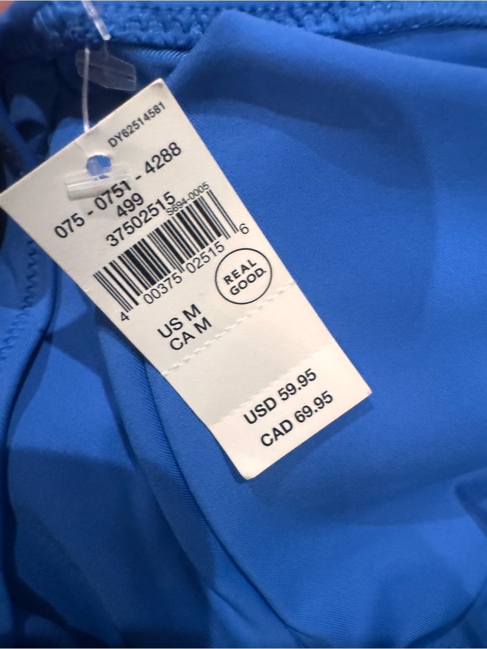 aerie Electric Blue Twist-Front One-Piece Swimsuit - Picture 5 of 6